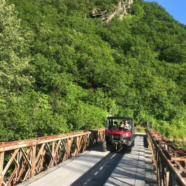 atv on bridge