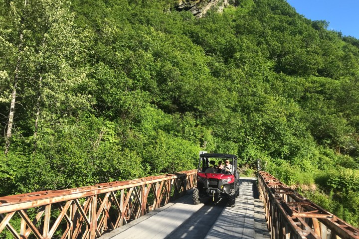 atv on bridge